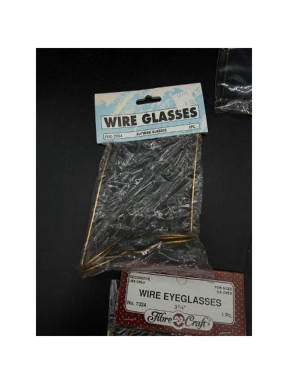 LOT 17 Fibre Craft Doll Wire Eye Glasses & Lenses Santa Claus - Picture 8 of 12